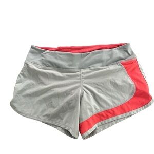 Rabbit Women's Gray and Red Athletic ShortsSize Small